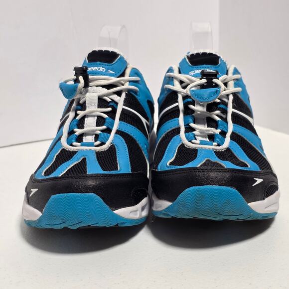 Speedo Womens Hydro Comfort 3.0 Water Shoe Sneaker Womens Sz 9 Blue Black - Picture 2 of 14